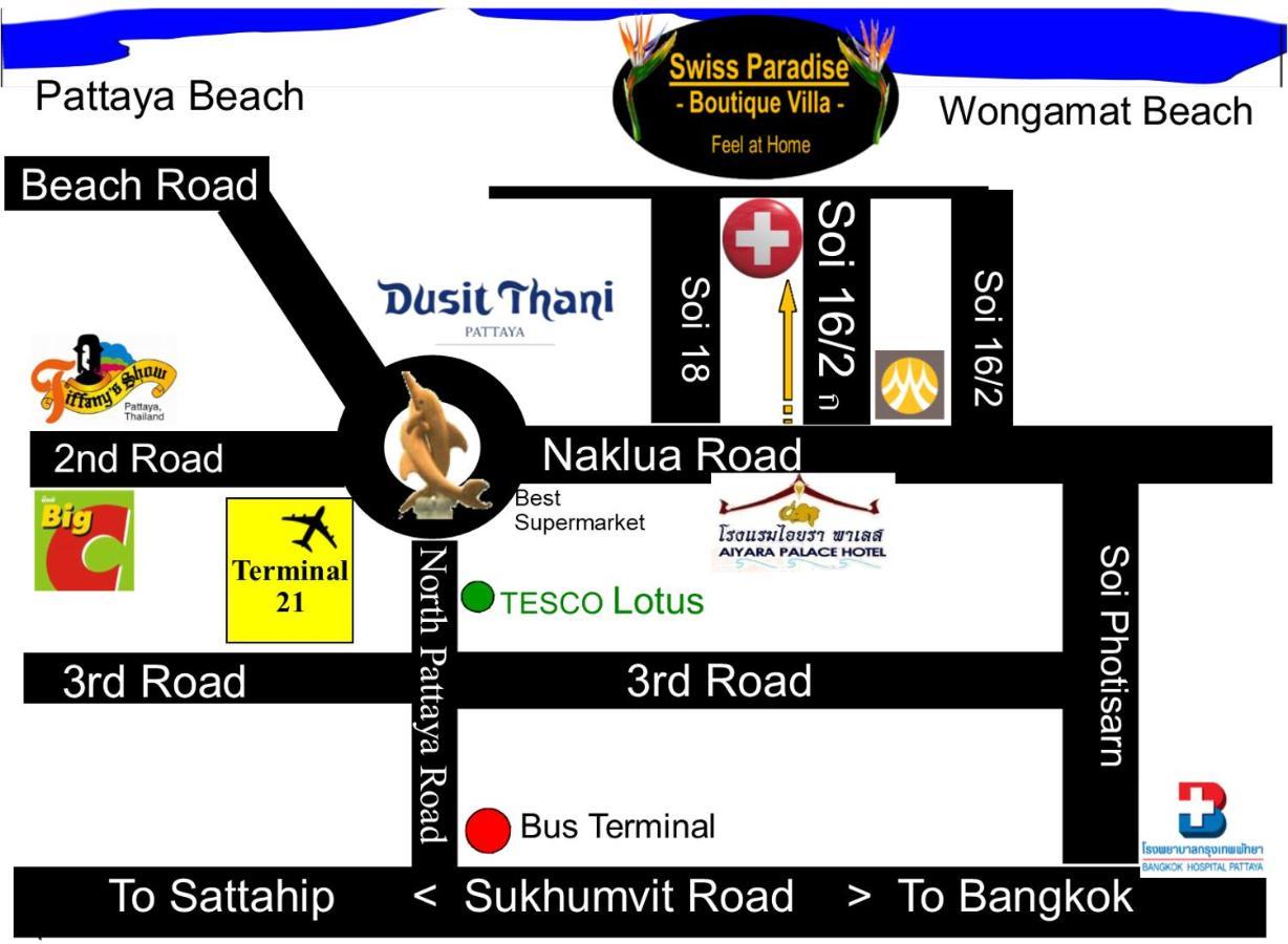Swiss Paradise Boutique Villa Pattaya Esterno foto